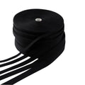 Factory Direct Sale Wholesale Cotton Ribbon Stock  All Size Flat Woven Cotton Webbing Strap Ribbon for Handle Bags Strap