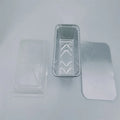 Aluminum Foil Containers for Food Silver Foil Kitchen Serving Trays Takeaway with Cardboard Lid