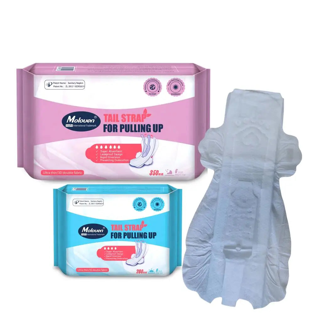 Wholesale Price Comfort Sanitary Pad Super Absorbent Cotton Sanitary Napkin