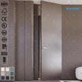 China Source Factory Luxury Invisible Sliding Door Invisible Sliding Door Wholesale Paint Hidden Door Hinges for House Apartment