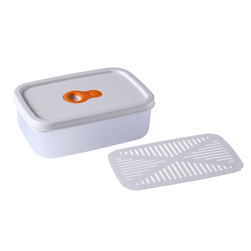 Wholesale Rice Heating Box Freezer Fruit Fresh-keeping Plastic Crisper Steamer Microwave Steam Food Container with Steaming Tray