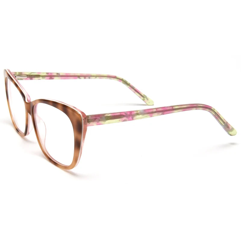 Eyeglasses Frames Fengchao Manufacturer Eye Glasses Frame Acetate Optical Woman Men Cat Eye Glasses Frame