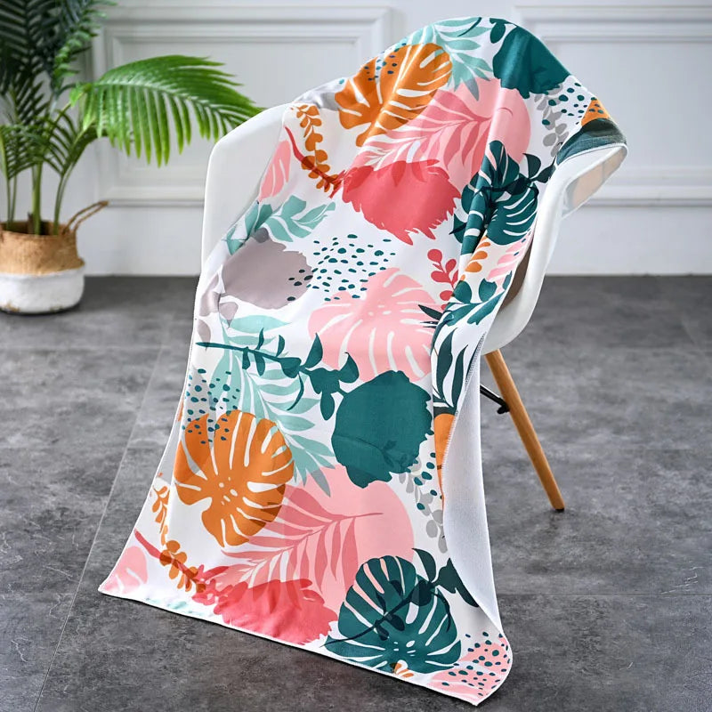 10 Styles Beach Towels Sport Fast Drying Quick-drying Super Absorbent Large Comfort Adults Absorbent Beach Towel