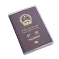 Factory Price Transparent PVC Passport Holder Accept Custom Logo