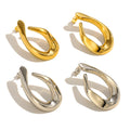 MICCI 18K Gold Plated Tarnish Free Jewelry Hypoallergenic Stainless Steel Fashion Irregular Stud Custom Earrings for Women