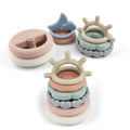 Baby Boys Girls Early Educational Learning Kids Silicone Toy Intellectual Building Stacking Blocks