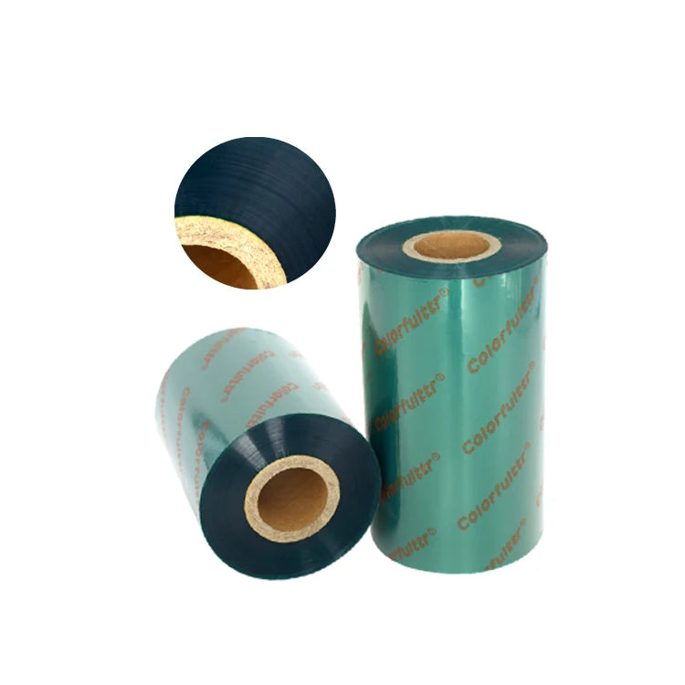 Good Quality Colorfulttr Barcode Printer Ribbons Bar Code Printing Thermal Transfer Wax Resin Zebra 40mm*300m ROHS Certified