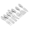 Stainless Steel Hollow Handle Fork Six-piece Set Kitchen Jam Cheese Knife Baking Cream Cheese Knife Set