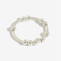 Wholesale Small Beads New Style S925 Sterling Silver Creative Design Thin Rings for Women YH208