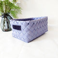 Customizable Gift Baskets Plastic PP Woven Waterproof Eco-Friendly Multifunction Nordic Square Storage Baskets