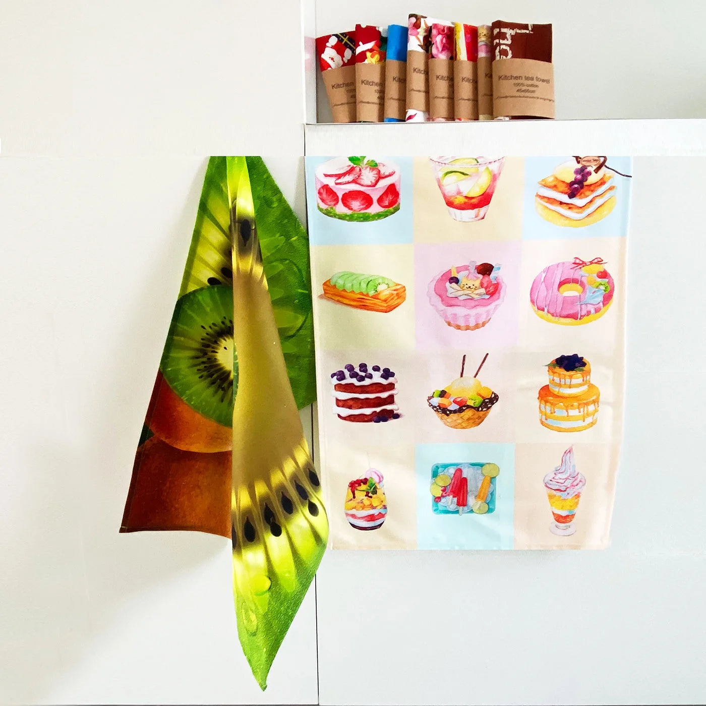 Tea Towels Kitchen 100% Cotton Luxury Print Screen Printing Quality Wholesale Custom Printed Cotton Tea Towels Kitchen