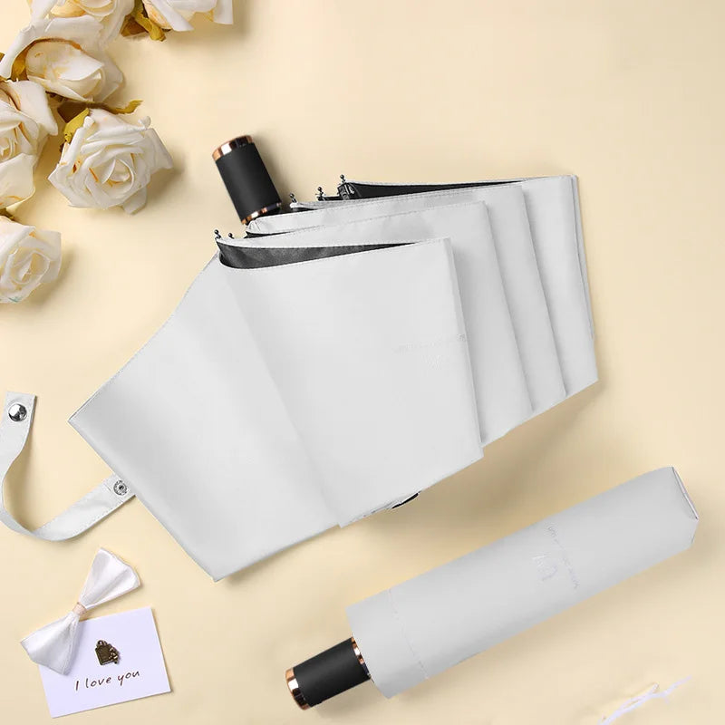 Hot Sale Summer Adults Folding Umbrella 3-Fold Manual Control with Custom Logo Print China's Personal Paraguas Lluvia