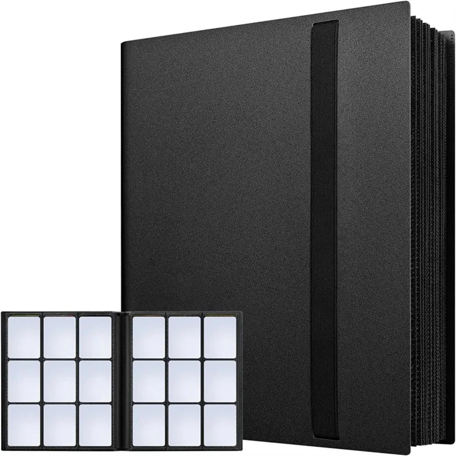 MIO 9 Pocket Trading Card Binder 20 Sheets Book Binders for Soccer Basketball Cards PP Material