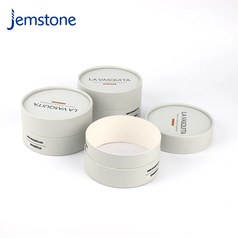 Printed Cosmetics Packaging Tube Box Perfume Cylinder Packaging Kraft Paper Tube for Skin Care Packaging