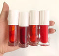 Long-lasting Low MOQ Lip Gloss Waterproof Big Wand 7-color Lip Cheek Tint for Custom Logo