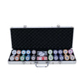 YH 500pcs/set Clay Gambling 14g Casino Crown Poker Chips Mix Color Texas Poker Chips Set for Sale