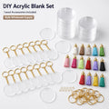 Clear Acrylic Blank Set with Tassels for DIY Craft Projects Wholesale