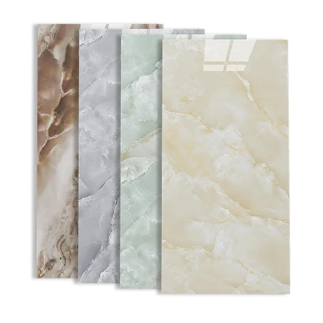 PVC Marble Wall Tiles 30*60 Bathroom Waterproof Self Adhesive Tiles for Kitchen Wall