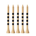 New Arrival 3-1/4" 2-3/4" 2-1/8" 1-1/2" Durable Bamboo Golf Tees Custom Professional Wooden Golf Tees
