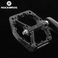 ROCKBROS Bicycle Nylon Pedals Non-slip Ultralight Waterproof Mtb Bmx Pedal Sealed Bearing Bike Platform Pedal