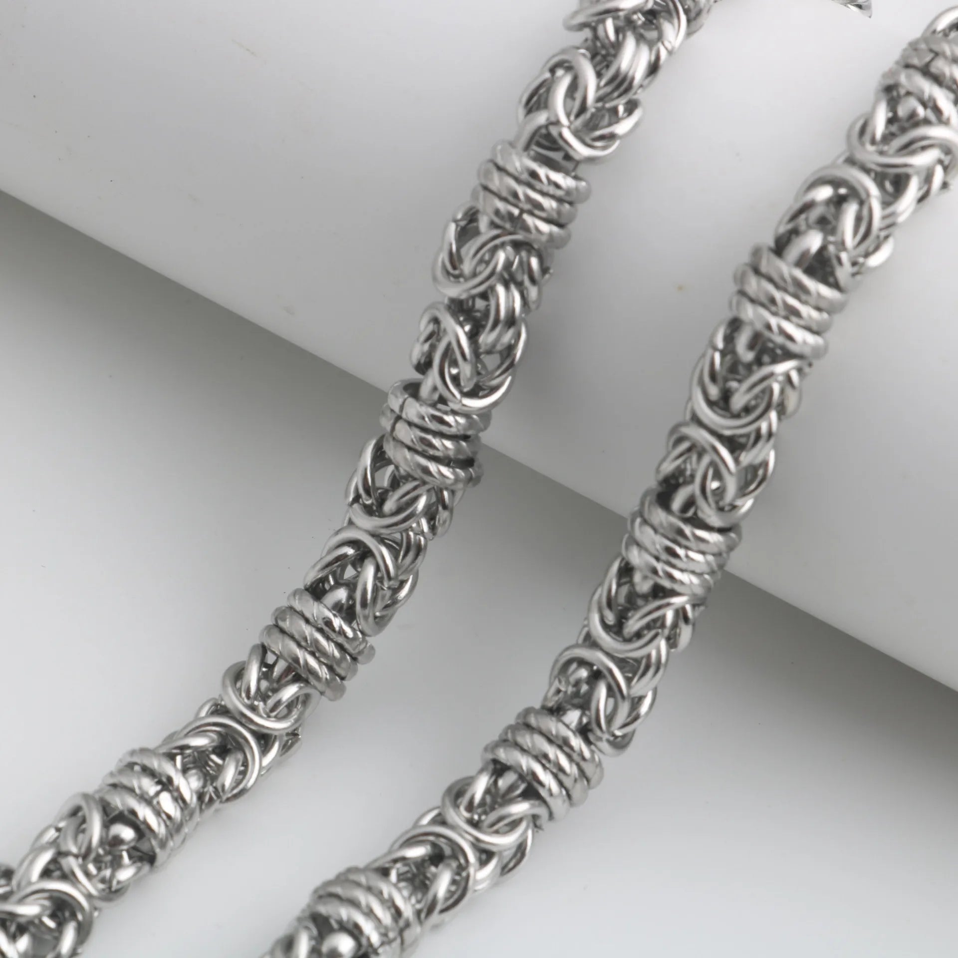 Stainless Steel Handmade Splice Chain Taige Jewelry Steel Faucet Chain Snake Bone Keel Necklace Bag Wholesale