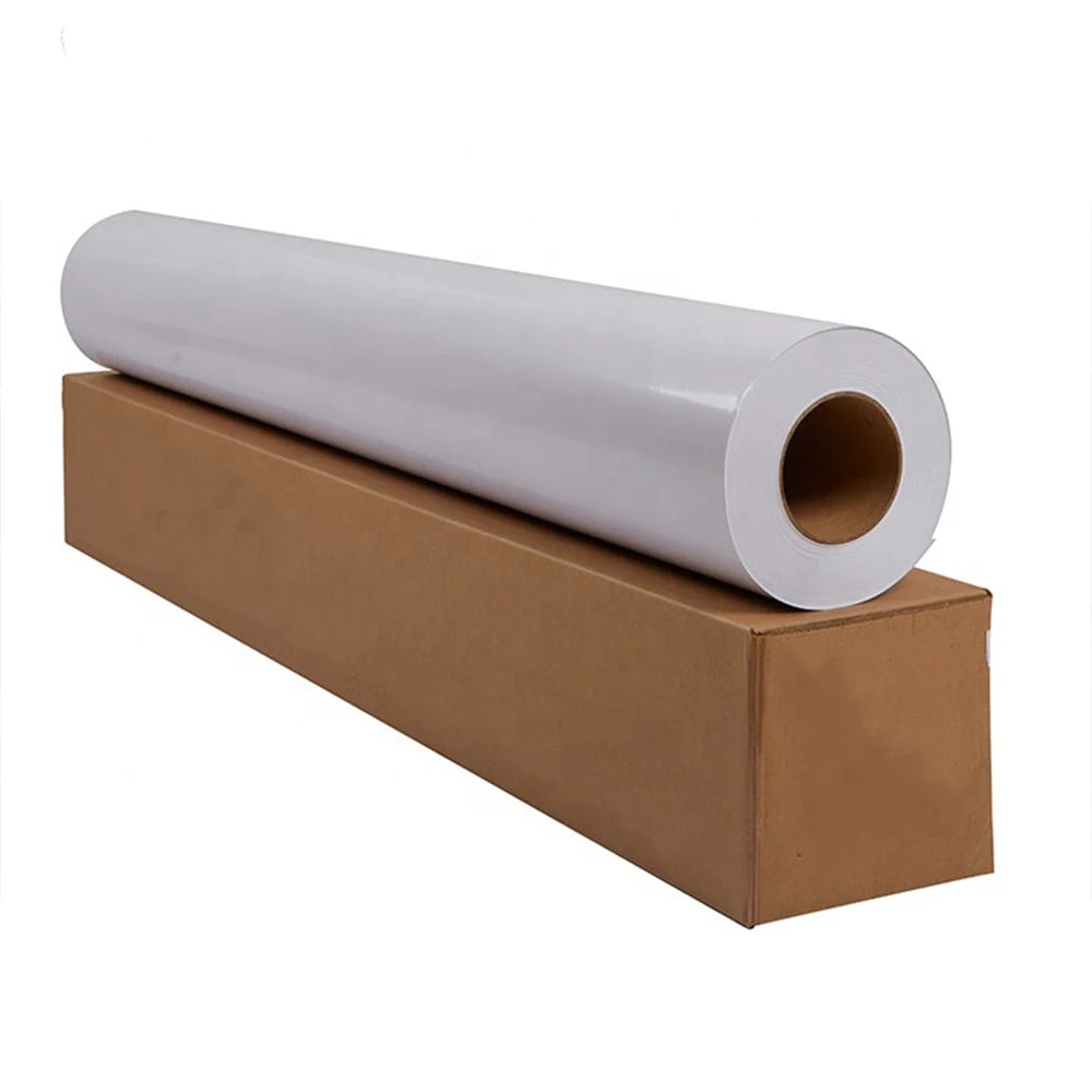 Factory Wholesale Price Eco-solvent Self Adhesive Vinyl Sticker Printing Material Polypropylene Film PVC Roll