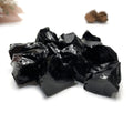 Wholesale Natural Crystals Gemstone Rough Stone Raw Black Obsidian Stone  for Gemstones Healing Stones