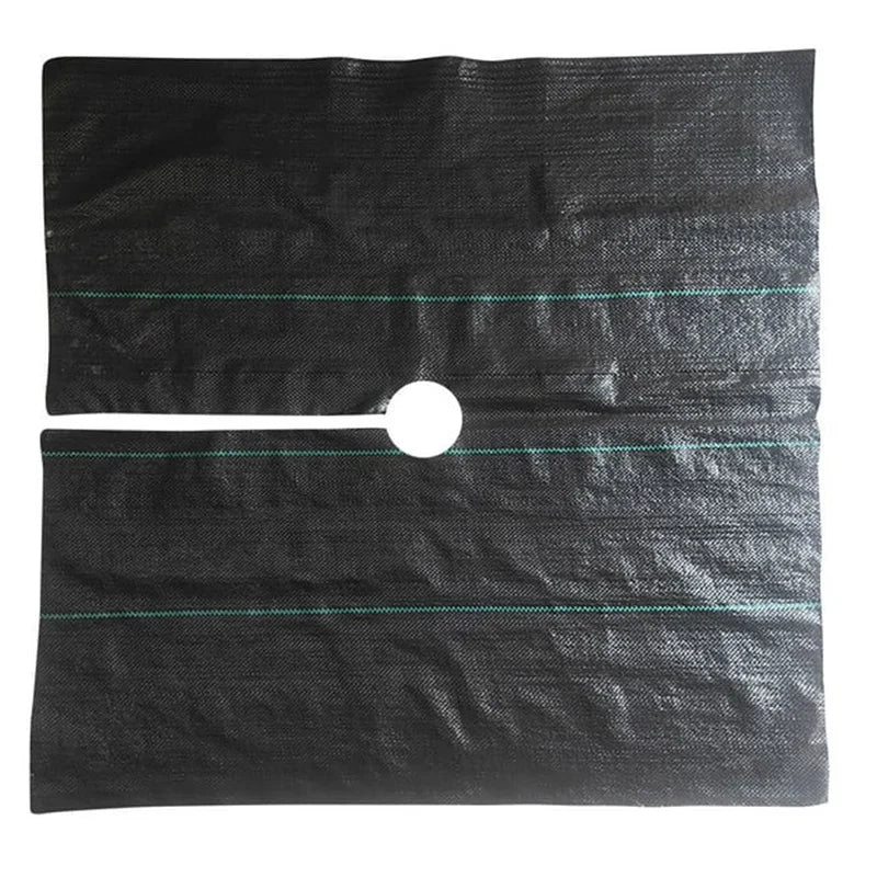 0.8*0.8m Square Tree Weed Barrier Mat Anti-weed Mat for Tree Weed Barrier Woven Fabrics Around Tree