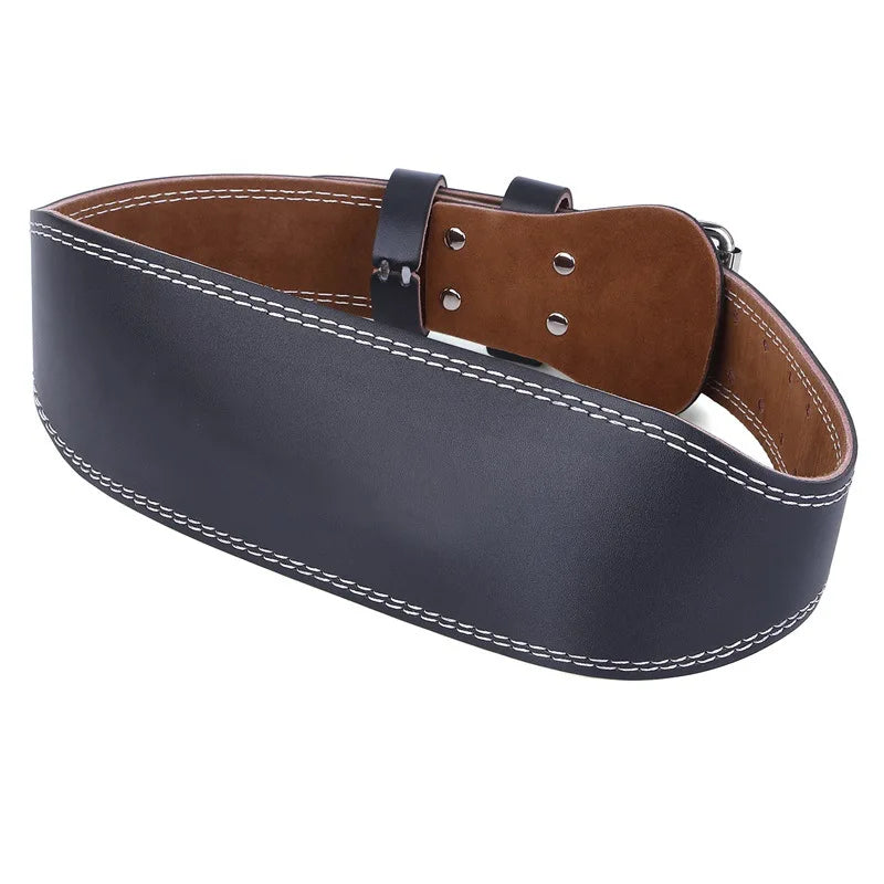 Gym Weight Belt Support Strength Training Equipment Leather Weight Lifting Belt for Men