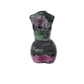 HZ Epidote Crystal Women Body Statue Home Decoration Healing Stone Crafts