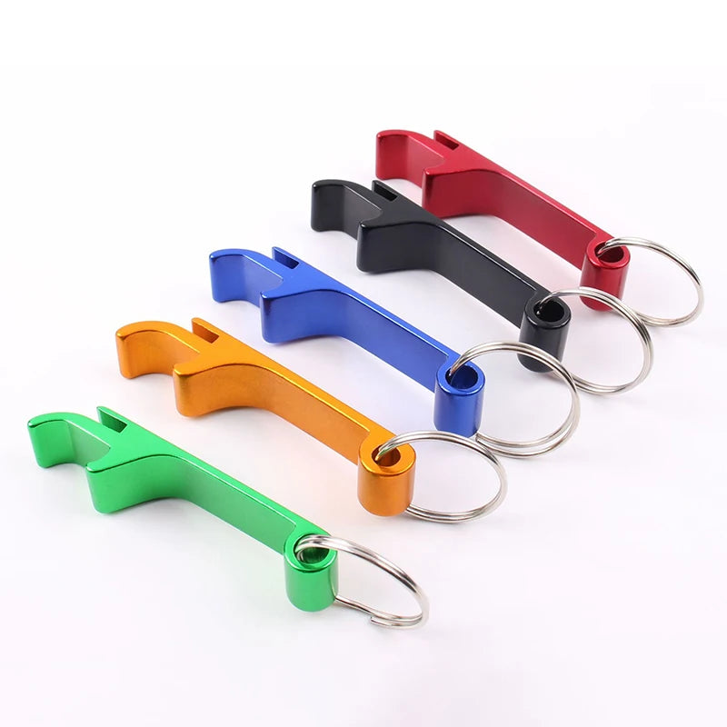 Custom Bottle Opener Keyring Metal Bar Bottle Opener Aluminum Keychain