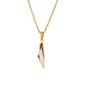 Fashion Latest Stainless Steel Israel and Palestine Map Pendant Necklace Gold Silver Plated Colorful Enamel Men Women Necklace