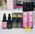 Private Label Frontal Closure Strong Lace Wig Glue Water Proof Hair Lace Glue Tint Spray Tint Mousse Growth Oil