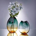12.5*9.5*26.5cm Wholesale Houseware Cheap Clear Elegant Customized Glass Vase for Decoration
