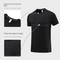 Men's Breathable Summer Fitness Training T-Shirt Quick-Drying Outdoor Running Shirt Loose Ice Silk Short-Sleeved Sports Clothing