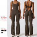 Butt Lift Tight One Piece Yoga Clothes Outdoor Running Sportswear Sports Jumpsuit Gym Workout Fitness Wear Women Yoga Jumpsuit