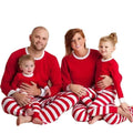 DDP Christmas Jersey Casual Pyjamas Sets Red White Plaid Matching Winter Women Men Family Pajamas Plus Size Thermal Breathable