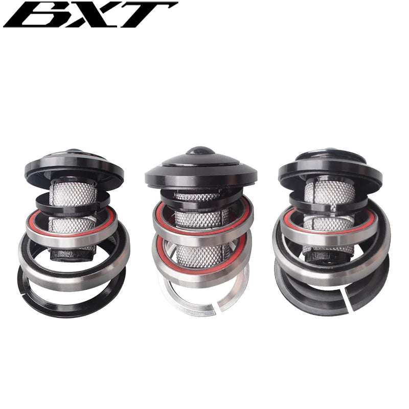 MTB Bike Road Bicycle Headset 1-1/8"-1-1/2" Tapered Tube Mountain Bike Parts Straight Tube Bicycle Head Set
