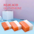 Handmade Herbal Kojic Acid Whitening Soap Nourishing Moisturizing Travel Size Paper Soap for Skincare Chemical-Free Cleaning