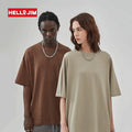 Wholesale Custom Oversize Tshirt Unisex Plain 100% Cotton Drop Shoulders Streetwear Plain Oversized t Shirt Wholesale