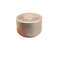 Aluminum Candle Jar Hollow Lid 150ML Round Aromatherapy Cosmetic Cream Air Freshener Aroma Packaging Tin Metal Pot Container 5oz