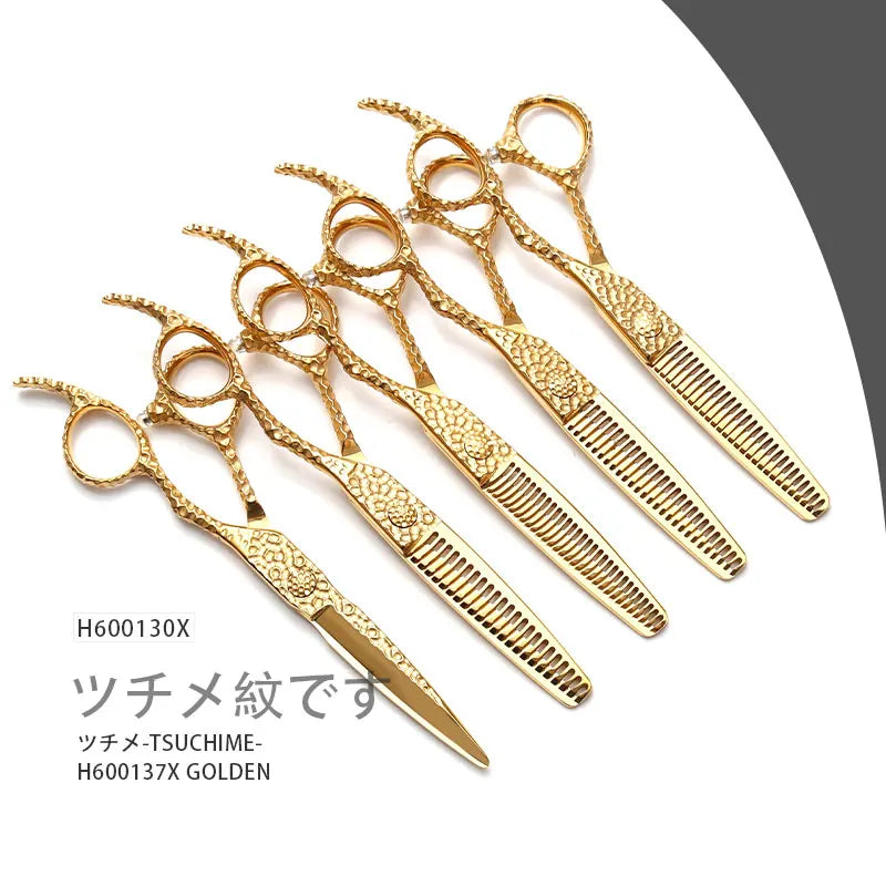 Premium Japan VG10  Professional CNC Barber Scissors Hair Thinning Shears for Salon Tijeras Hairdressing Scissors Ki