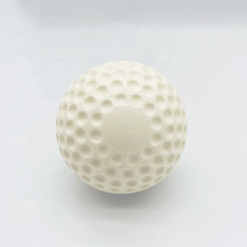Factory Direct 9inch White Dimple Training Baseball Pitching Machine Ball