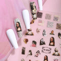 Wholesale Irregular Letter 3D New Design Nail Art Sticker Decals Nail Decoration Tools for Nail Art Decals