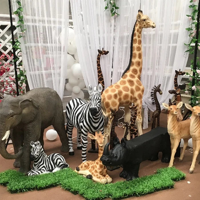 2022 Hot Sale Resin Fiber Glass Animal Prop for Wedding Event Party Props