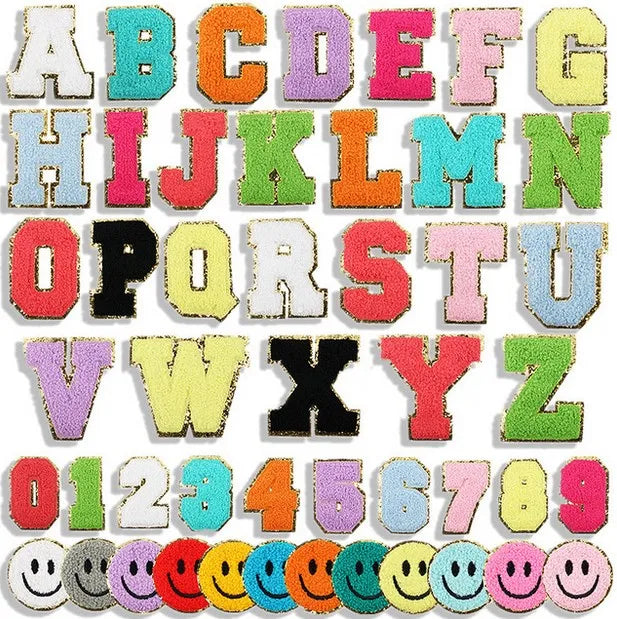 New Fashion Custom Embroidery Number Patch Letter Chenille Patches