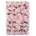 Wholesale 60x40cm Artificial Rose Hydrangea Flower Wall Panel for Wedding Party Birthday Decoration Backdrop
