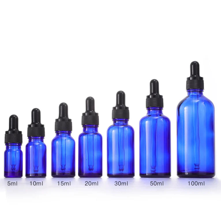 Free Sample Empty Travel Tube 5ml 10ml  20ml 30ml 50ml 100ml Skincare Glass Nail Polish Oil Serum Dropper Bottle