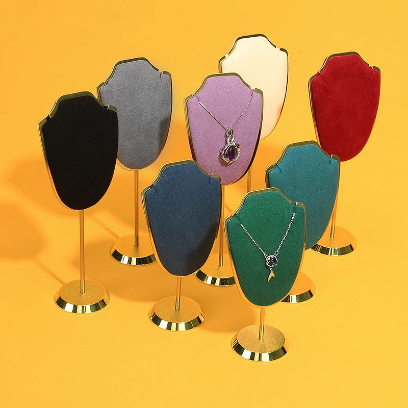 Elegant High-end Design Earrings Ring Bracelet Metal Jewellery Display Luxury Necklace Display  for Display Jewelry Store