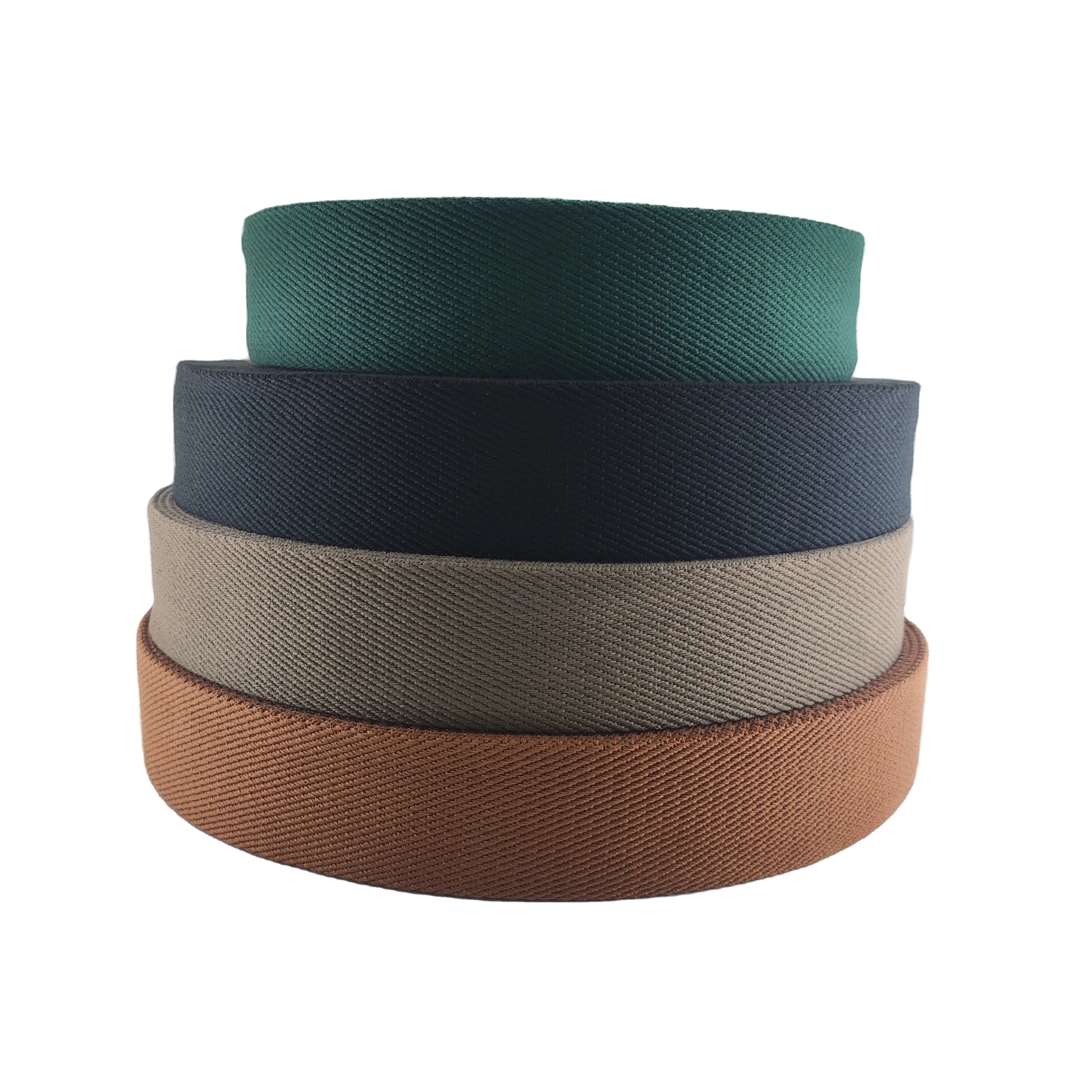 Custom Thickened Cotton Webbing for Bag Strap Bag Decoration With Cotton Twill Ribbon